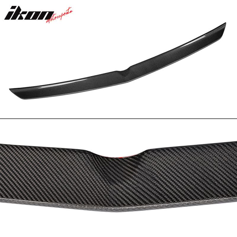 2010-2016 Benz E Class W212 V Style Rear Trunk Spoiler Carbon Fiber