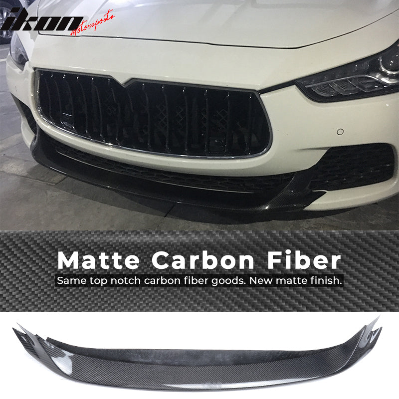 2014-2017 Maserati Ghibli M156 JC Style Front Bumper Lip Carbon Fiber