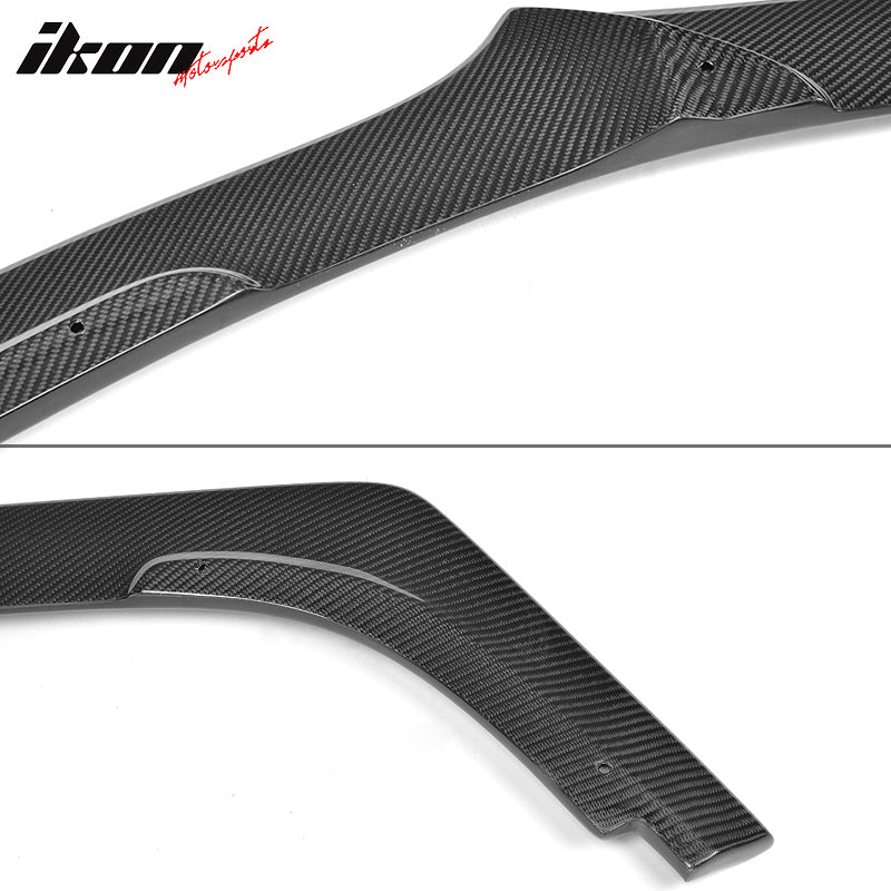 2016-2018 Honda Civic Coupe JC Style Front Bumper Lip Carbon Fiber
