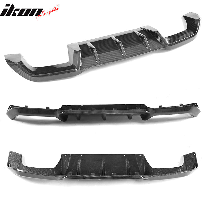 2016-2019 BMW F87 M2 MP Style Rear Bumper Lip Diffuser Carbon Fiber