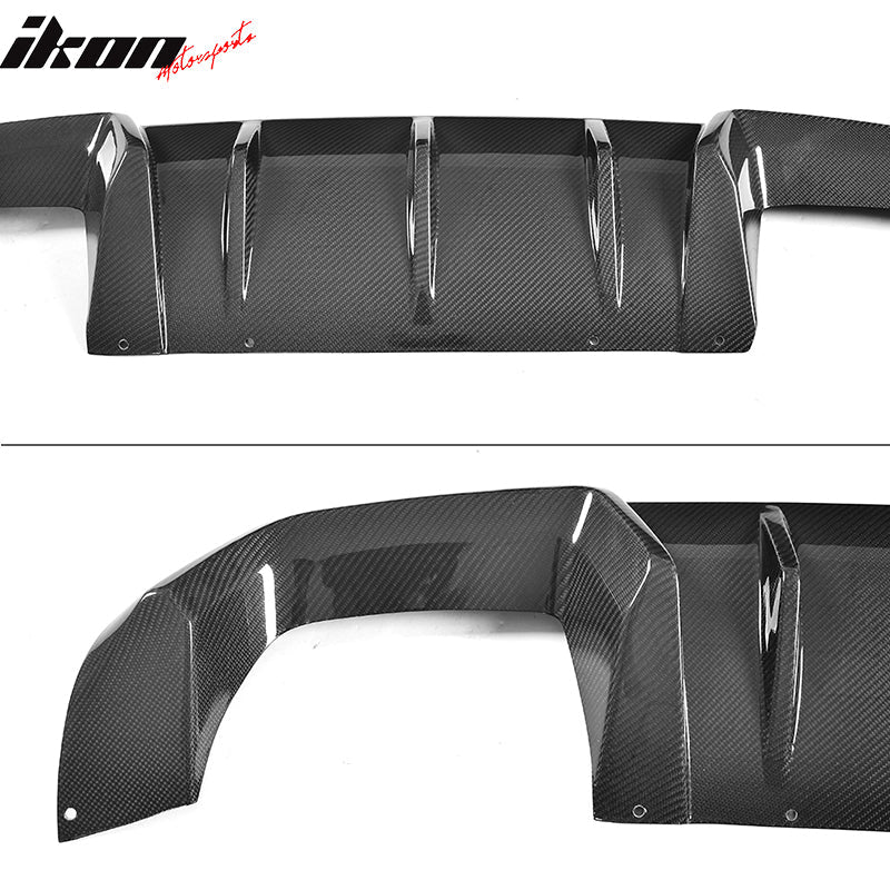 2016-2019 BMW F87 M2 MP Style Rear Bumper Lip Diffuser Carbon Fiber