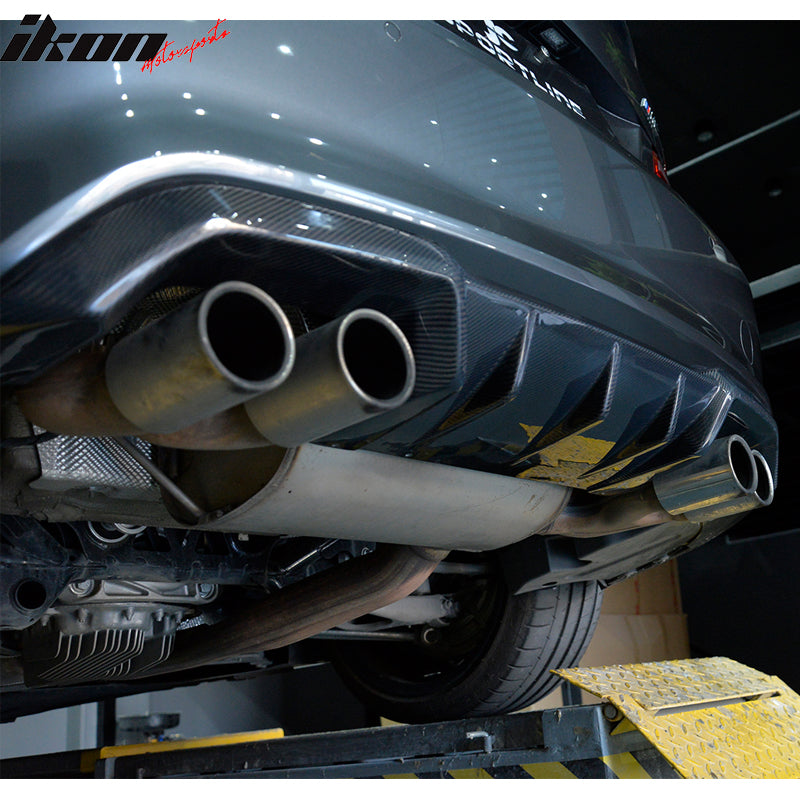 2016-2019 BMW F87 M2 MP Style Rear Bumper Lip Diffuser Carbon Fiber