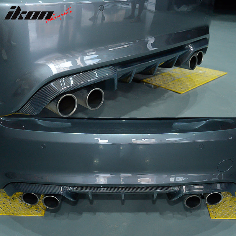 2016-2019 BMW F87 M2 MP Style Rear Bumper Lip Diffuser Carbon Fiber