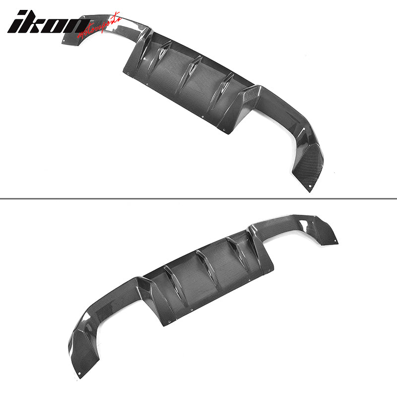 2016-2019 BMW F87 M2 MP Style Rear Bumper Lip Diffuser Carbon Fiber