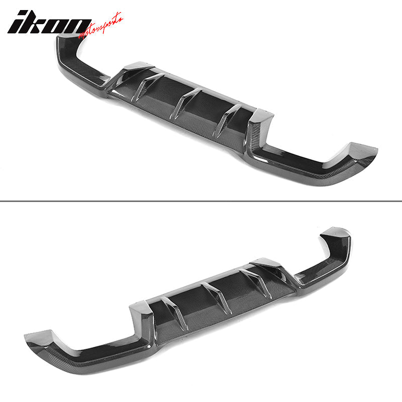 2016-2019 BMW F87 M2 MP Style Rear Bumper Lip Diffuser Carbon Fiber