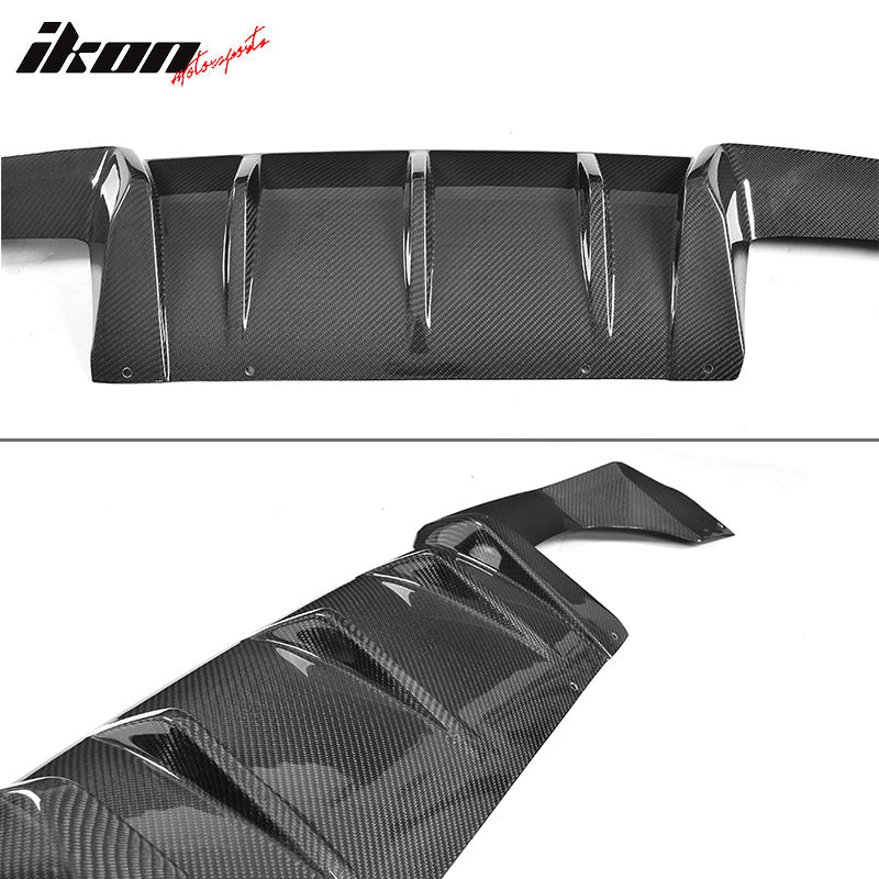 2016-2019 BMW F87 M2 MP Style Rear Bumper Lip Diffuser Carbon Fiber