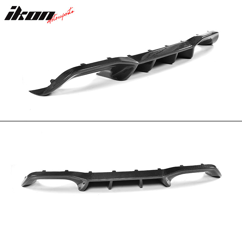 2016-2019 BMW F87 M2 AP Style Rear Bumper Lip Diffuser Carbon Fiber