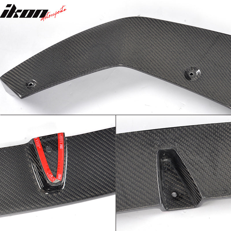 2016-2018 BMW F87 M2 V Style Front Bumper Lip Spoiler Kit Carbon Fiber
