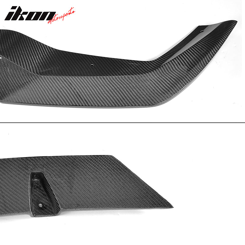 2016-2018 BMW F87 M2 V Style Front Bumper Lip Spoiler Kit Carbon Fiber