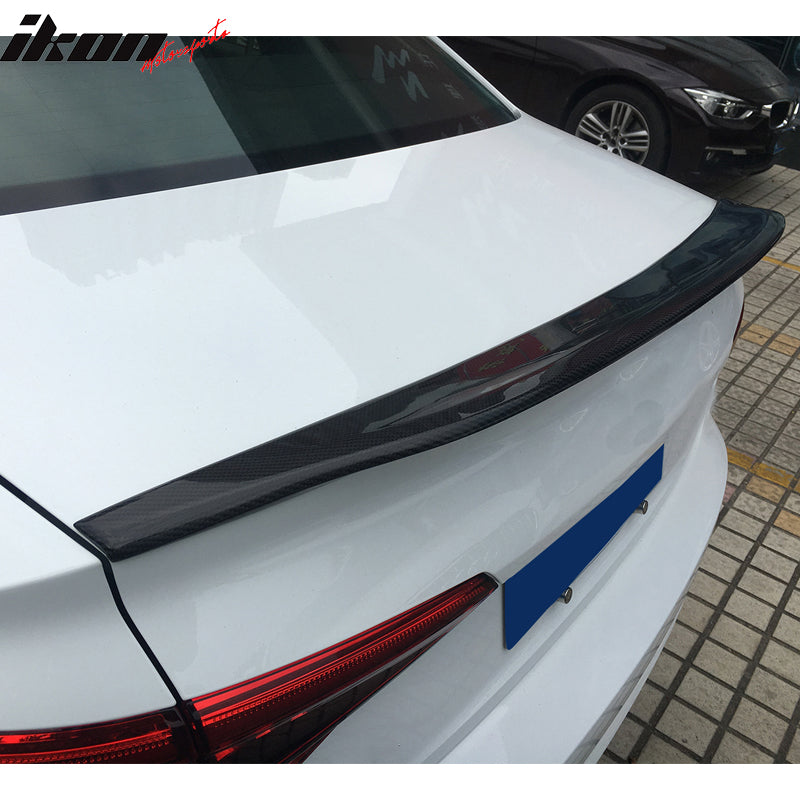 2017-2023 Audi A4/A4 Quattro S4 B9 CA Style Trunk Spoiler Carbon Fiber