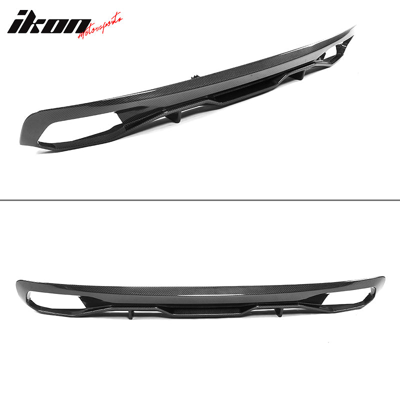 2017-2020 BMW 5 Series G30 MP Style Rear Bumper Diffuser Carbon Fiber