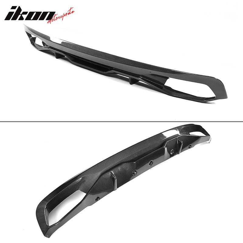 2017-2020 BMW 5 Series G30 MP Style Rear Bumper Diffuser Carbon Fiber