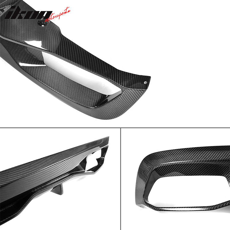 2017-2020 BMW 5 Series G30 MP Style Rear Bumper Diffuser Carbon Fiber