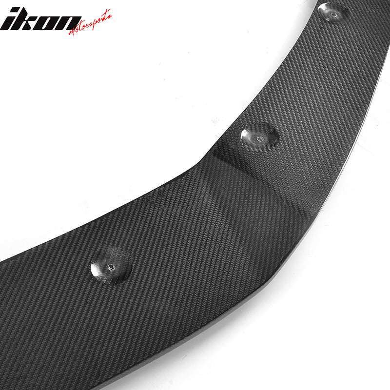 2017-2019 Audi A4 B9 Sedan JC Style Front Bumper Lip Kit Carbon Fiber