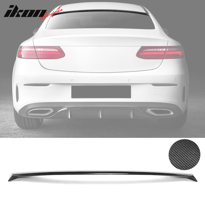 2017-2018 Mercedes Benz C238 E Class Coupe JC Style Roof Spoiler Carbo