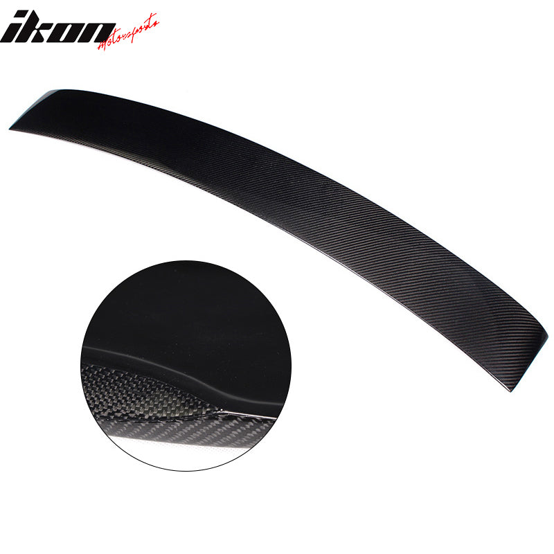 2010-2016 Mercedes Benz W212 E Class AMG Style Rear Roof Spoiler Carbo
