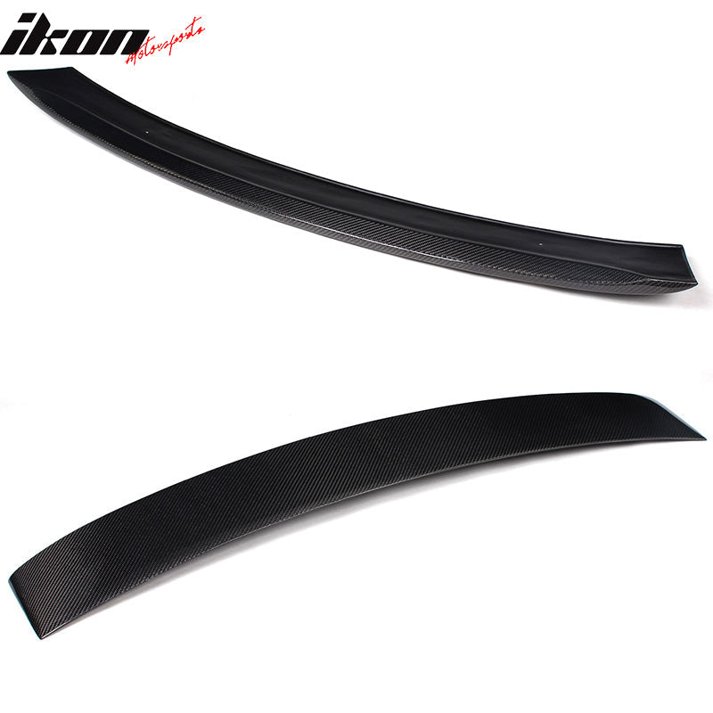 2010-2016 Mercedes Benz W212 E Class AMG Style Rear Roof Spoiler Carbo