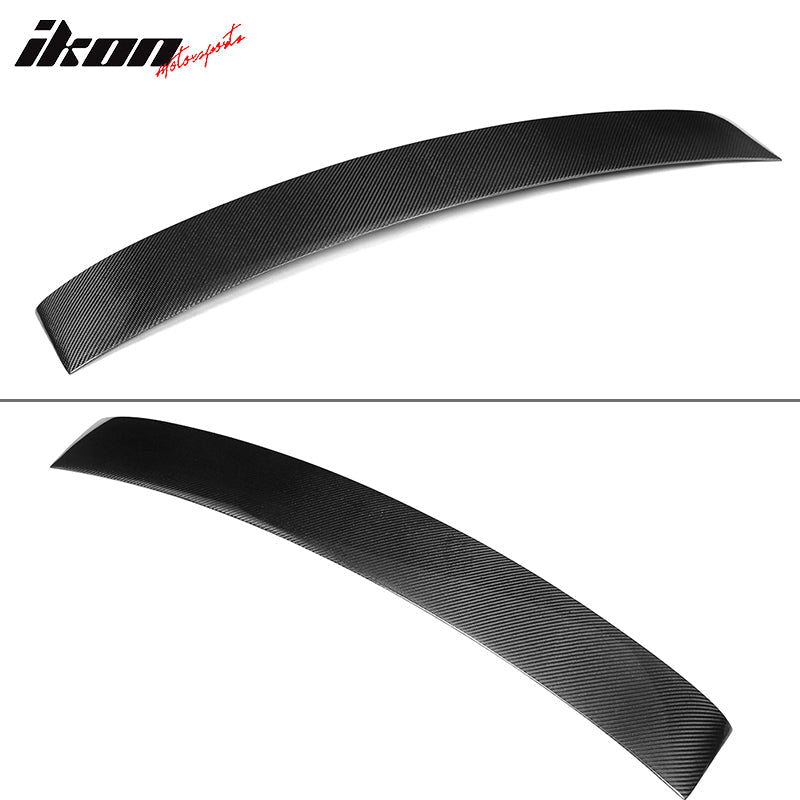 2010-2016 Mercedes Benz W212 E Class AMG Style Rear Roof Spoiler Carbo