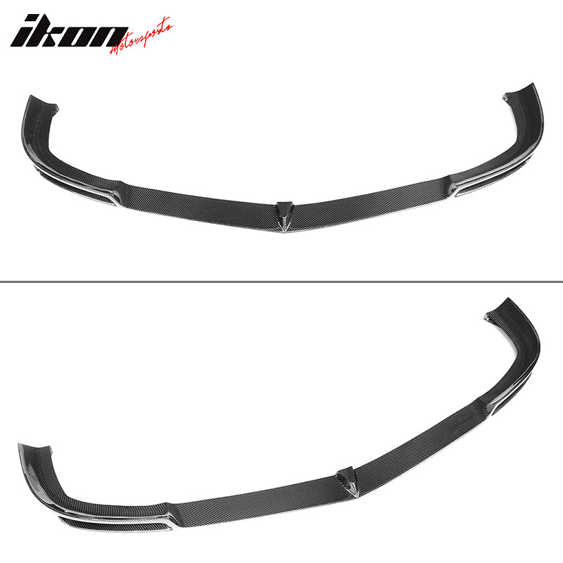 2012-2014 Mercedes Benz C Class W204 AMG V Style Front Bumper Lip Carb