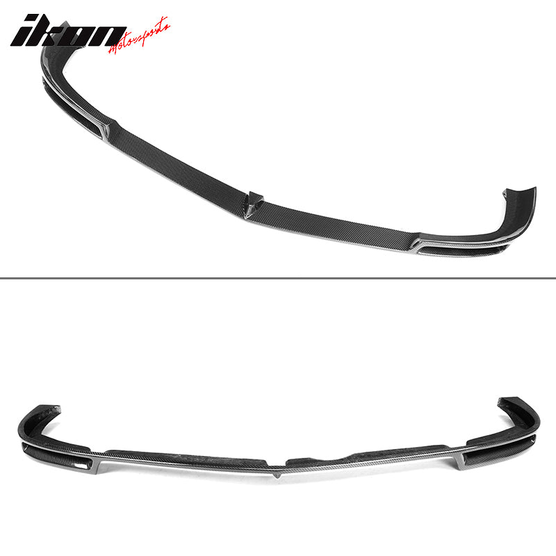 2012-2014 Mercedes Benz C Class W204 AMG V Style Front Bumper Lip Carb