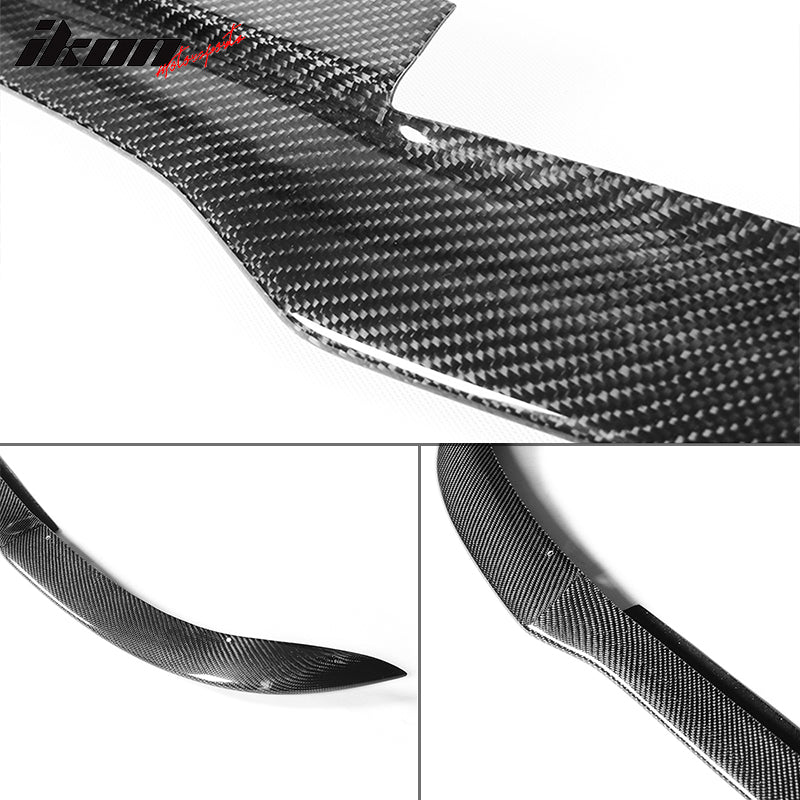 2012-2014 Benz C Class W204 MC Style Front Bumper Lip Carbon Fiber