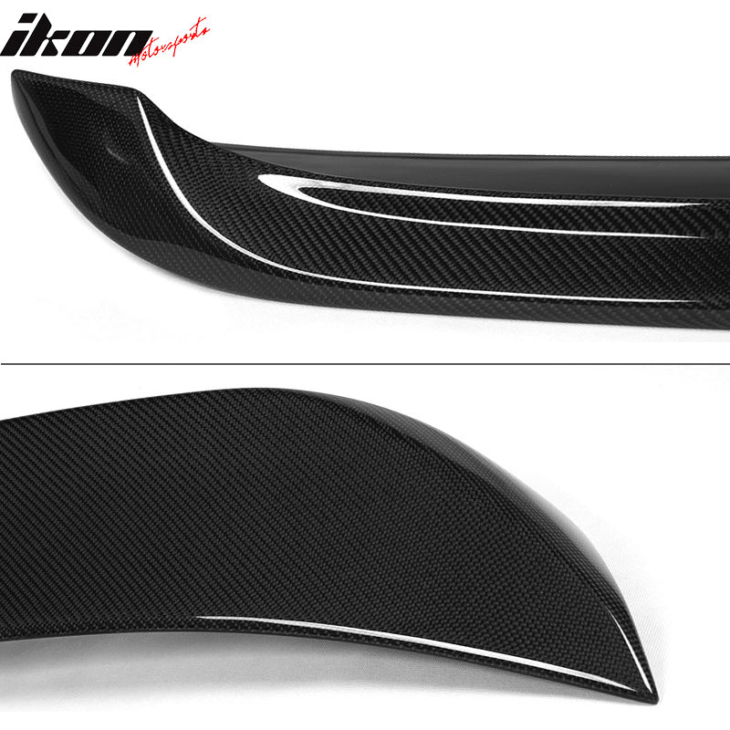2011-2016 BMW 5Series F10 M5 HM Style Trunk Spoiler Matte Carbon Fiber