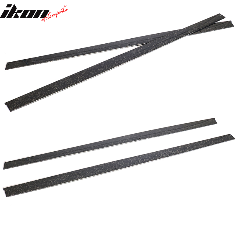 2015-2020 BMW M4 F82 F83 MP Style 2PCS Side Skirts Forged Carbon Fiber