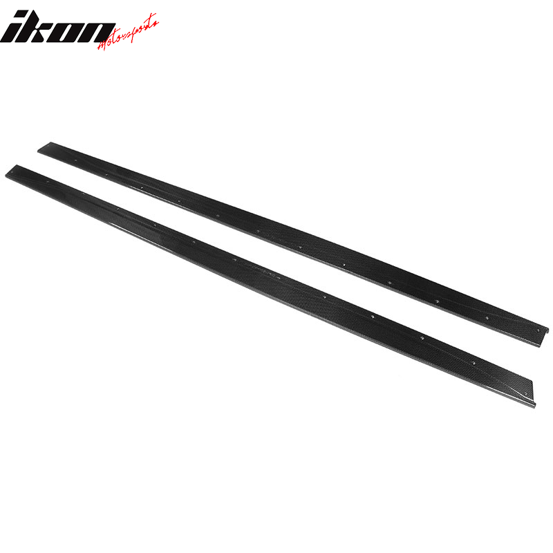 2015-2020 BMW M4 F82 F83 MP Style 2PCS Side Skirts Carbon Fiber FRP