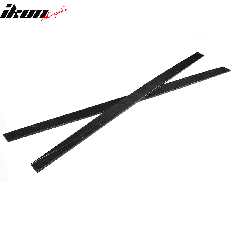 2015-2020 BMW M4 F82 F83 MP Style 2PCS Side Skirts Carbon Fiber FRP