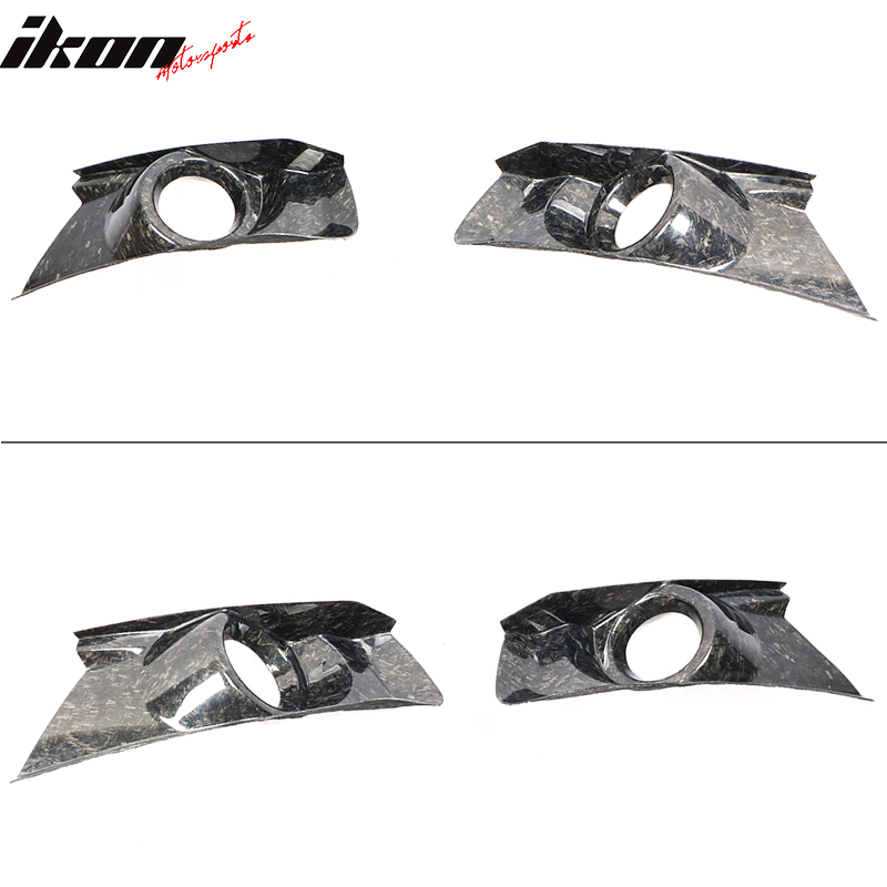 2015-2017 Ford Mustang JC Style Fog Light Cover Forged Carbon Fiber