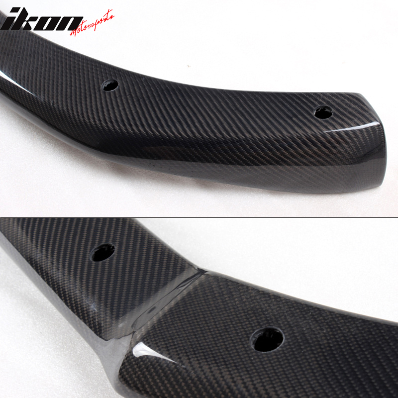 2013-2016 Audi A4 B8.5 Sedan STK Style Front Bumper Lip Carbon Fiber