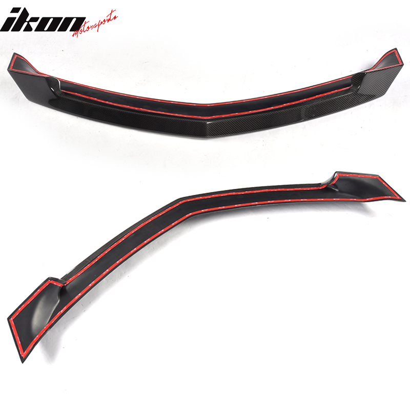 2016-2019 Cadillac ATS V Sedan V Style Trunk Spoiler Carbon Fiber FRP