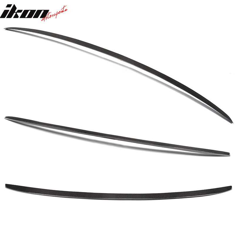 2012-2017 Audi A6 C7 Sedan S6 Style Trunk Spoiler Lip Carbon Fiber FRP