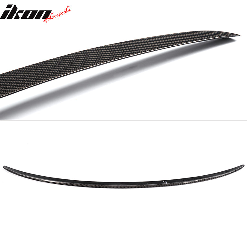 2012-2017 Audi A6 C7 Sedan S6 Style Trunk Spoiler Lip Carbon Fiber FRP