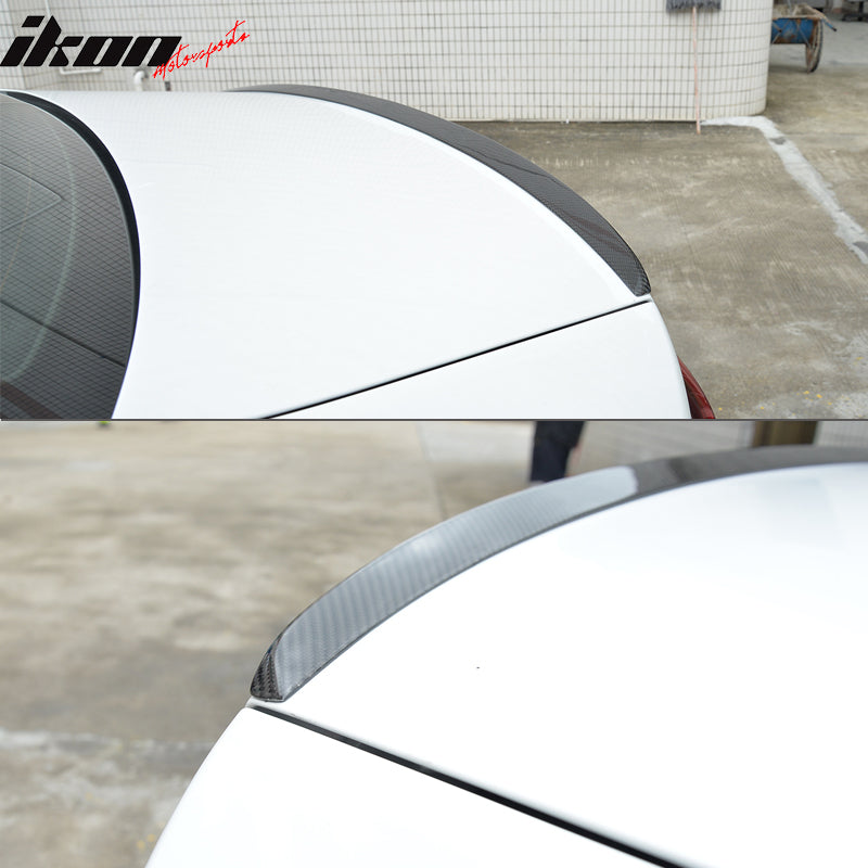 2012-2017 Audi A6 C7 Sedan S6 Style Trunk Spoiler Lip Carbon Fiber FRP