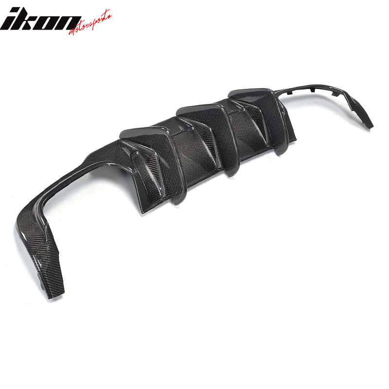 2012-2015 Benz W204 C63 AMG Style Rear Bumper Diffuser Carbon Fiber