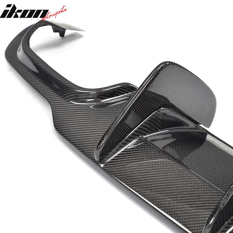2012-2015 Benz W204 C63 AMG Style Rear Bumper Diffuser Carbon Fiber