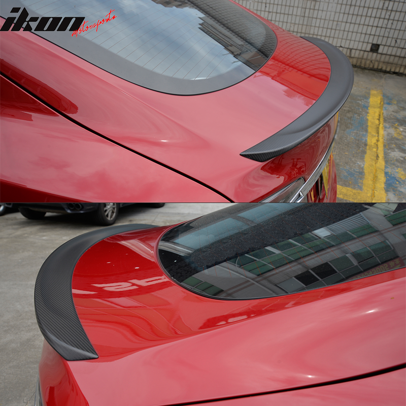 2012-2025 Tesla Model S OE Style Rear Trunk Spoiler Wing Carbon Fiber
