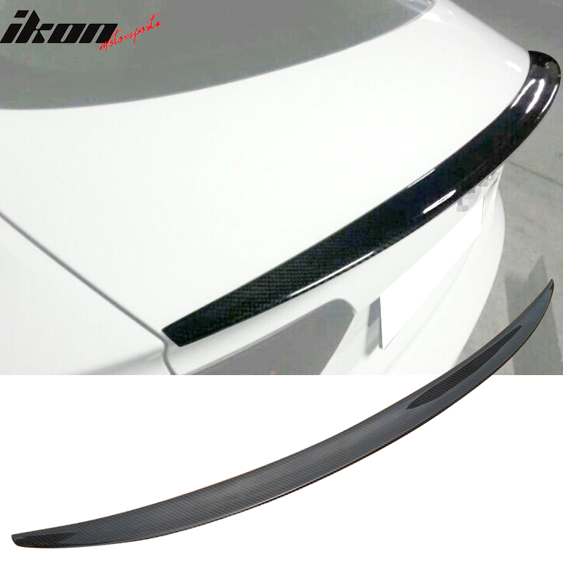 2008-2017 Audi A5 B8 Sedan C Style Trunk Spoiler Carbon Fiber