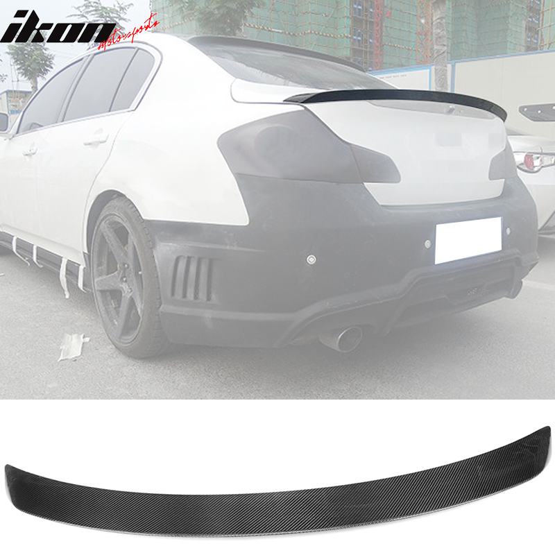 2007-2015 Infiniti G35 G25 G37 Q40 VIP Rear Trunk Spoiler Carbon Fiber