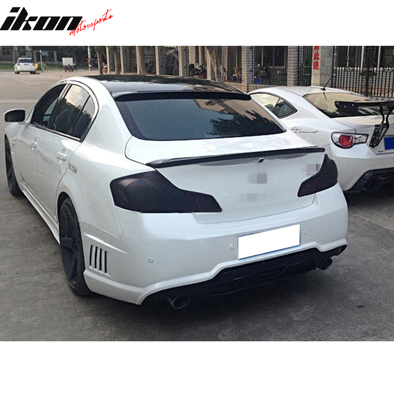 2007-2015 Infiniti G35 G25 G37 Q40 VIP Rear Trunk Spoiler Carbon Fiber