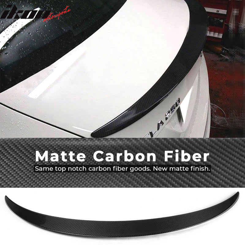 2013-2018 Benz C117 W117 CLA Class P Style Trunk Spoiler Carbon Fiber