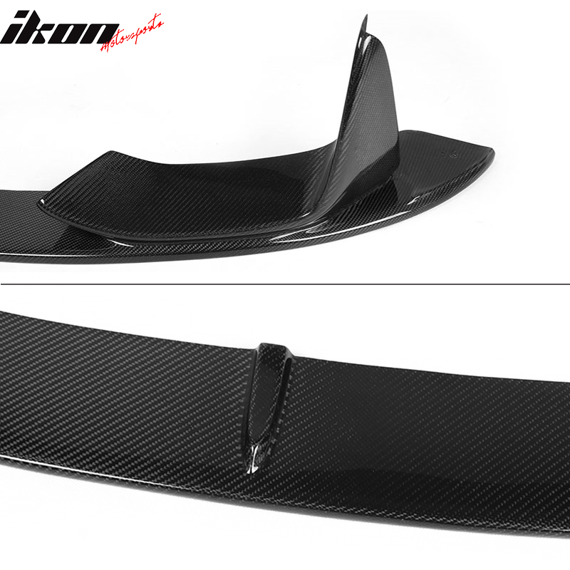2015-2020 BMW M3 F80 M4 F82 F83 P Style Front Bumper Lip Carbon Fiber