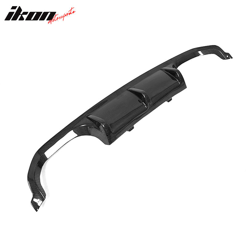 2015-2020 BMW F82 M4 Coupe P Style Rear Bumper Diffuser Carbon Fiber