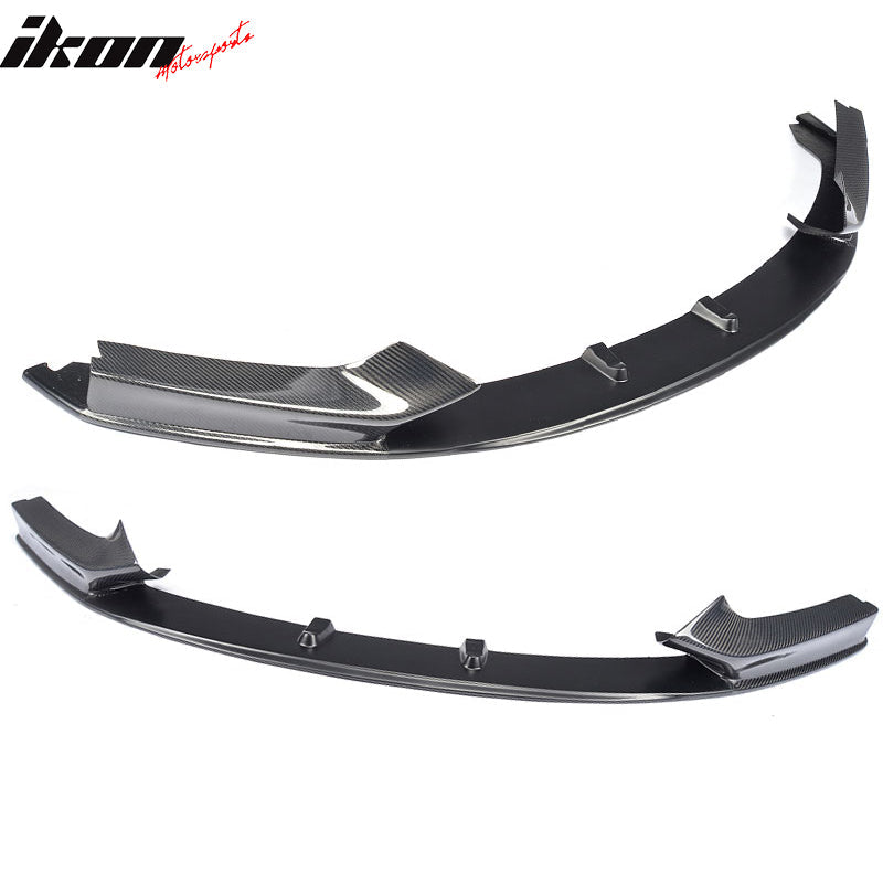 2014-2021 BMW 2 Series F22 F23 MP Style Front Bumper Lip Carbon Fiber