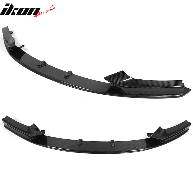 2014-2021 BMW 2 Series F22 F23 MP Style Front Bumper Lip Carbon Fiber