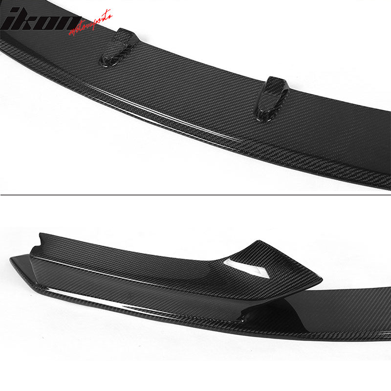 2014-2021 BMW 2 Series F22 F23 MP Style Front Bumper Lip Carbon Fiber