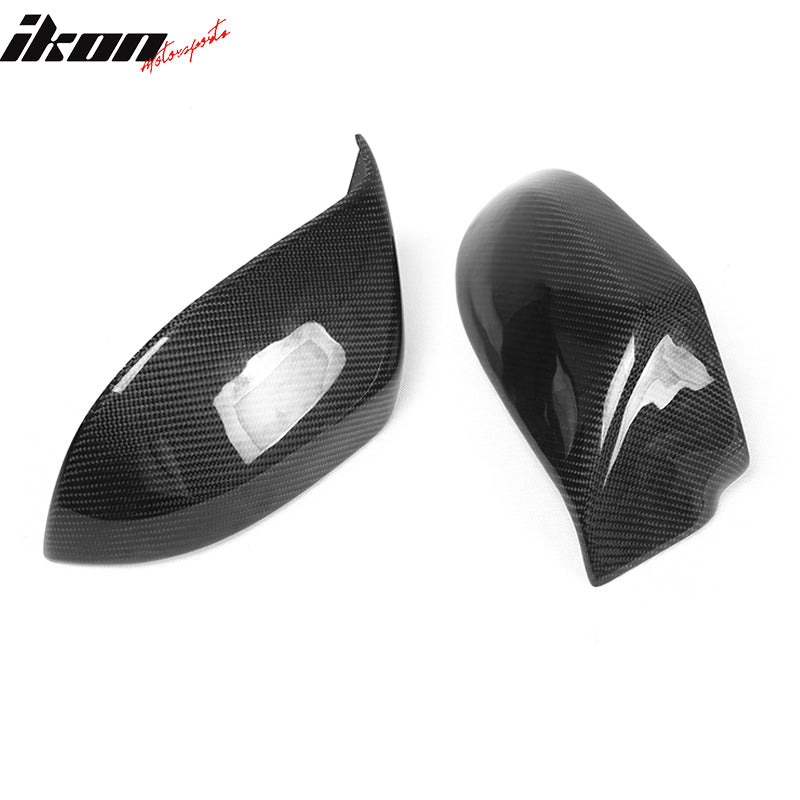 2012-2018 Audi A7 4G8 JC Style Side Mirror Cover Caps Carbon Fiber FRP