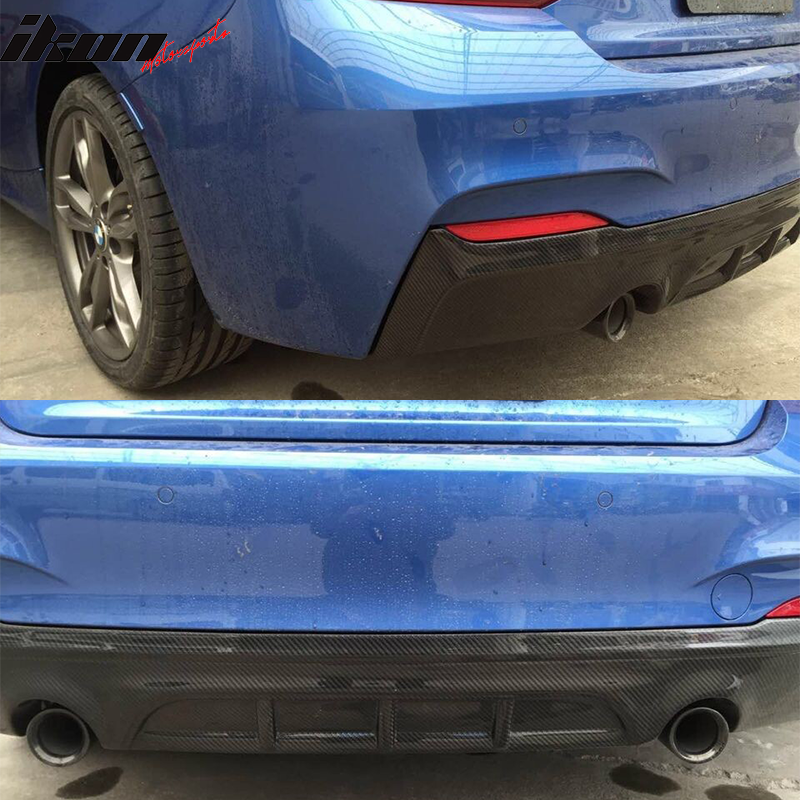 2014-2021 BMW 2 Series F22 MP Style Rear Bumper Diffuser Carbon Fiber