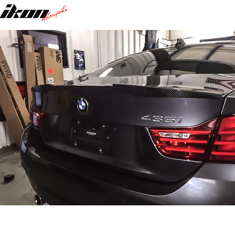 2014-2017 BMW 4 Series F32 Coupe M4 Style Trunk Spoiler Carbon Fiber